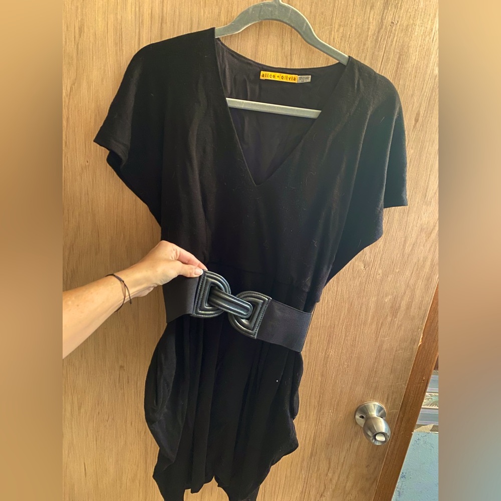 Alice and Olivia belted dress